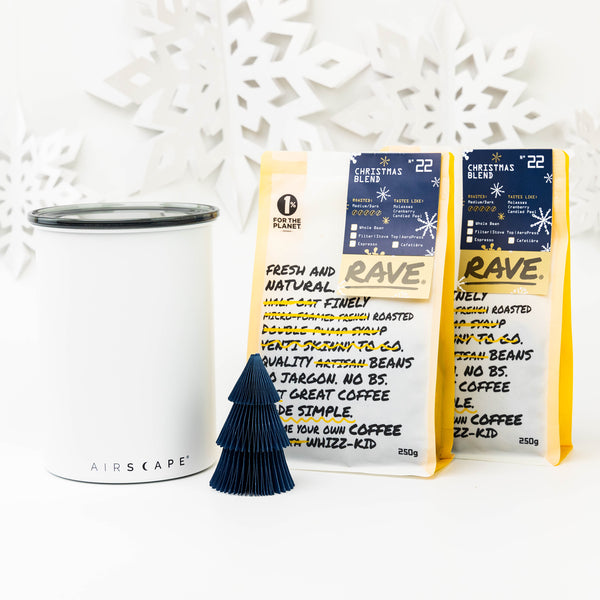 White Airscape® + Christmas Blend Coffee