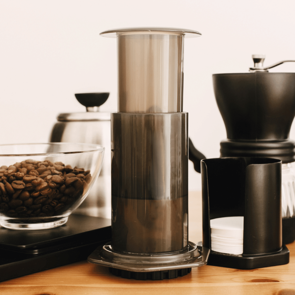What Grind Coffee for AeroPress Should You Use? RAVE Coffee