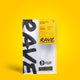 A photo of a Rave branded coffee pouch, that showcases Rave coffee Signature Blend 250g.