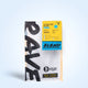 A bag of Signature Blend Decaf N° 1D features bold black and blue text on white and yellow packaging, is naturally water processed, supports 1% for the Planet, and suits filter, French press, and espresso.