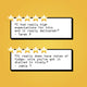Two five-star reviews for RAVE COFFEE's Fudge Blend Nº 5 on a yellow background: Tarek P says it surpasses expectations, while Jamie T enjoys fudge notes, describing it as perfect for flat whites and other milk-based espresso drinks.