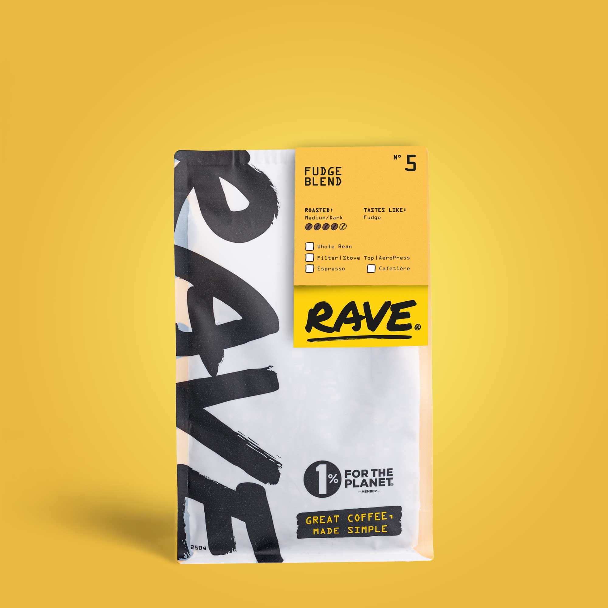 Fudge Blend No 5 by Rave Coffee