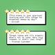 Two five-star customer reviews appear on white boxes over a green background. Gillian praises RAVE COFFEE’s Seasonal Organic Coffee Blend Nº 7, while another customer raves about its excellent taste and organic quality.