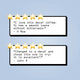 Two customer reviews in black-outlined boxes, each topped with five gold stars, praise RAVE COFFEE’s Swiss Water Decaf Blend Nº 11 for its smooth taste and excellence. Reviews by H Roe and John D appear on a light blue background.