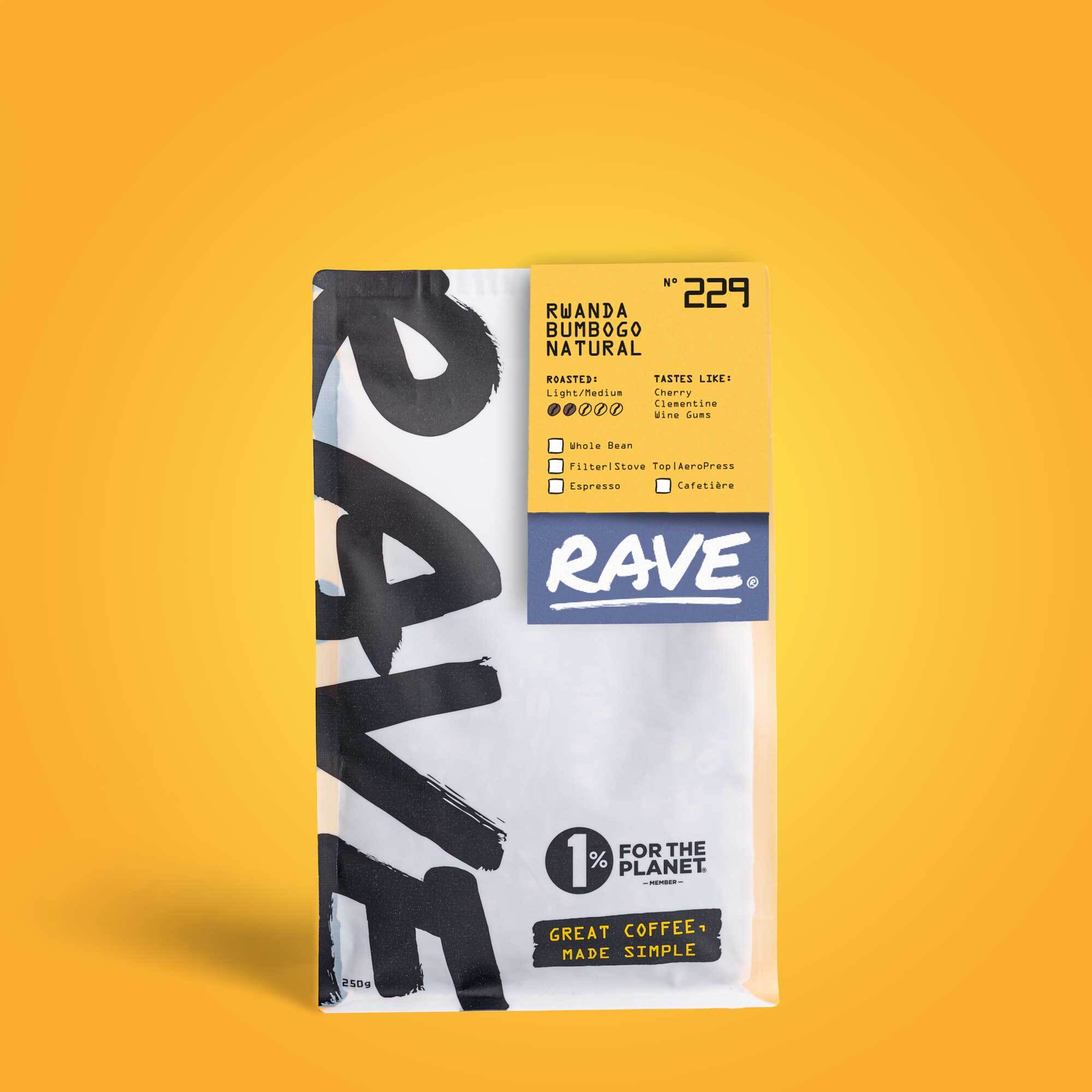 Rave Coffee Roasters - Rwanda Bumbogo No99 - Good Coffee Shop