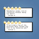 Two 5-star reviews are shown on a blue background. Gordon B loves the aroma and flavor of RAVE COFFEE’s Brazil Guima Estate Nº 303, while Duncan J calls it his favorite, praising its Guima Estate beans and regenerative farming practices.