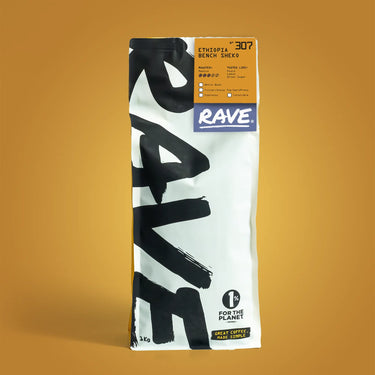 Ethiopia Bench Sheko Nº 307 - 1kg coffee bag front view showing brand and label details