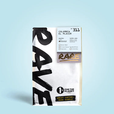 Colombia El Placer Nº 311 - 250g coffee bag front view showing brand and label details