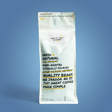 Brazil Ascarive Nº 323 - 1kg coffee bag back view showing brand and label details