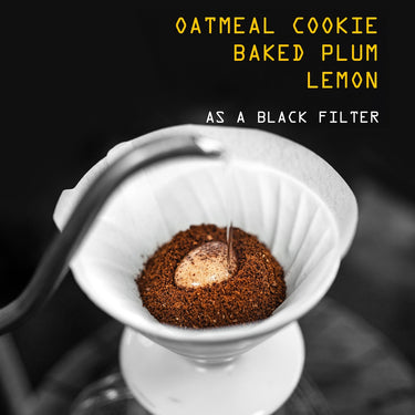 326 Honduras El Chollo as a black filter oatmeal cookie baked plum lemon