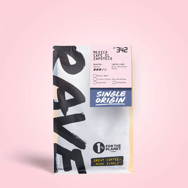 342 Mexico Café El Zapoteco 250g coffee bag front view showing brand and label details