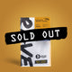 A bag of RAVE COFFEE washed process coffee labeled “Ethiopia Aricha Adorsi Nº 346” sits against a brown background, featuring a bold black stripe across the center with “SOLD OUT” in white letters.