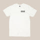 The RAVE COFFEE Alligator T-Shirt is a plain white unisex tee made from sustainable ethical cotton, featuring 