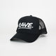 Black Trucker Cap