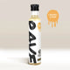 A clear bottle of Rave Coffee Syrups by RAVE COFFEE stands upright against a light background, with a round caramel graphic reading “CARAMEL SYRUP” to the right—ideal for UK blended coffee lovers.