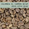 Colombia El Carmen DECAF Green Coffee Beans