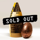 A RAVE COFFEE Coffee Chocolate Easter Egg with caramelised hazelnuts in packaging is beside a foil-wrapped egg, with a bold black SOLD OUT banner across the image.