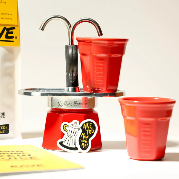 Bialetti Mini Express Stove Top Gift Set