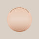 A round, gold-toned stainless steel Cafe Concetto Reusable AeroPress Metal Filter (Superfine) with 