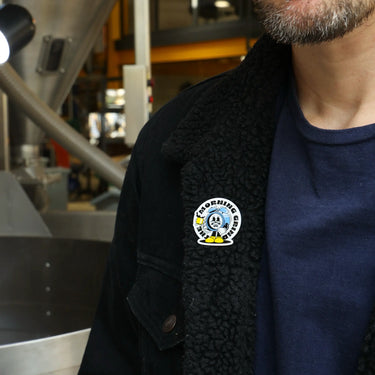 Morning Grind Pin Badge