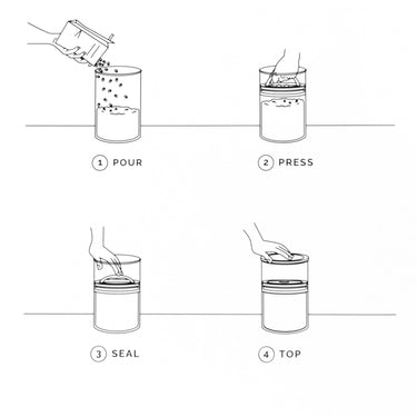 Glass Airscape Coffee Storage Container