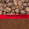 Fresh roasted papua new guinea coffee